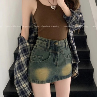 Chân Váy chữ A Chân váy jean túi hộp