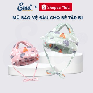 Mũ bảo vệ đầu cho bé sơ sinh tập bò, tập đi EMA - Nón bảo hiểm an toàn cho bé, chống va đập