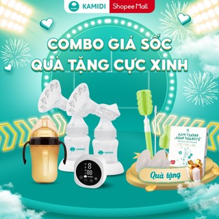 Combo Bình Sữa Kamidi Và Máy Hút Sữa Silicon Kamidi Max
