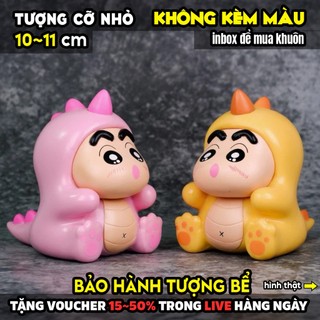 Tượng tô màu, SHIN COSPLAY KHỦNG LONG, size L, thạch cao trắng (Không kèm màu), luyện vẽ, decor