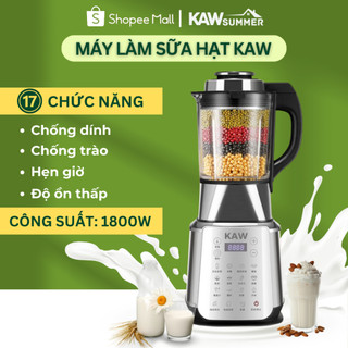 Máy Làm Sữa Hạt KAW Z-1000 Công Suất Lớn 1350W, Dung Tích 1.75L, 17 Chức Năng Xay Nấu Chuyên Sâu