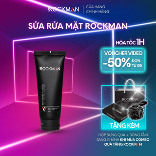 Sữa rửa mặt nam ROCKMAN sạch dầu nhờn, ngăn ngừa mụn ẩn, chăm sóc da, quà tặng bạn trai - 70ml