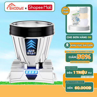 Đèn Pin Đội Đầu SHODWE Siêu Sáng Sạc Pin 2in1 Kiêm Sạc Dự Phòng Chống Nước Cổng Sạc UBS/TYPE-C, Bảo Hành 12 Tháng
