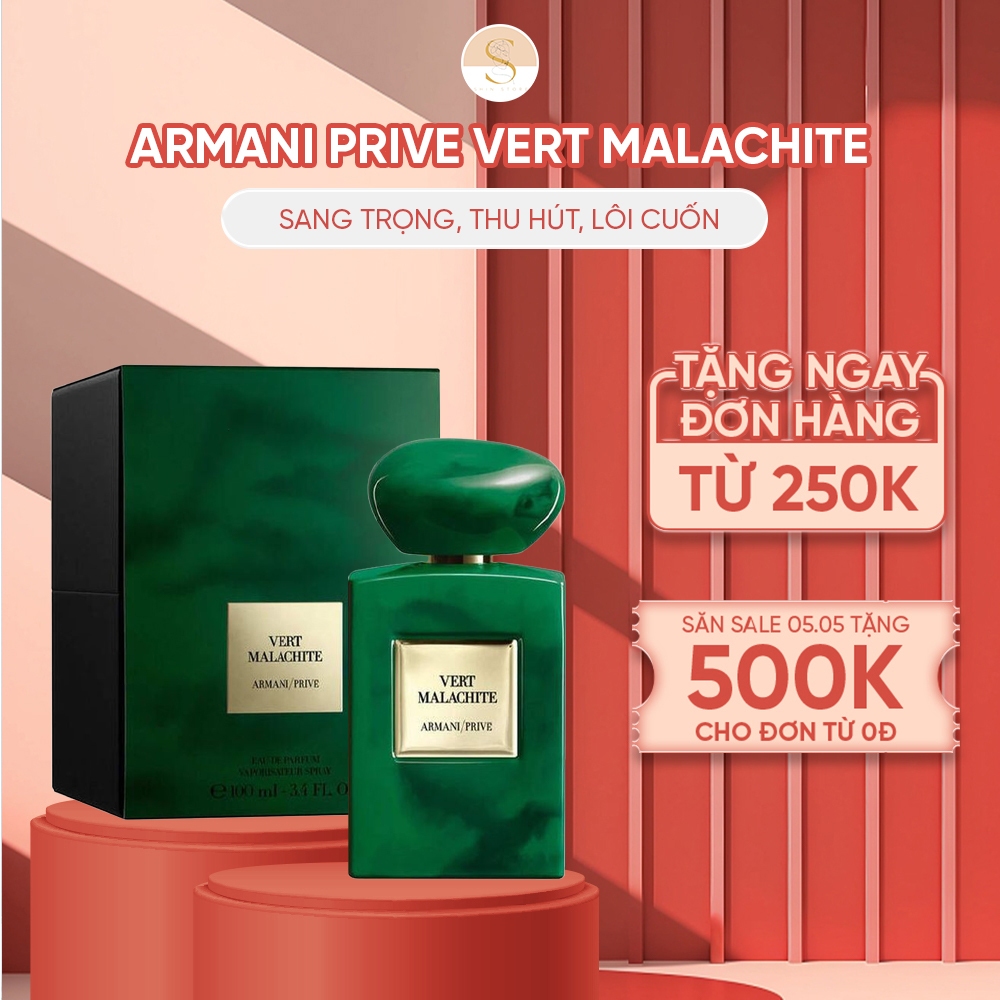 Nước Hoa Nam Nữ ARMANI Prive Vert Malachite EDP 100ml - Hương Thơm Tinh tế Quyến Rũ.