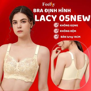 Áo Ngực Định Hình Bản To Không Đệm Gọn Mỡ Lưng Feelsy Lacy 05New Nâng Ngực Chống Xệ