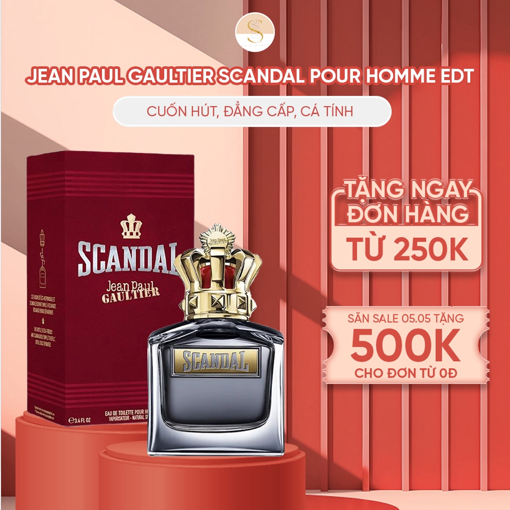 Nước Hoa Nam Scandal Jean Paul Gaultier Pour Homme Edt 100Ml - Hương Thơm Mạnh Mẽ Phóng Khoáng Tự Do Và Kiêu Ngạo