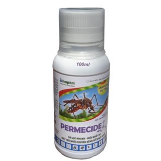 Thuốc diệt muỗi và côn trùng permecide 50ec - chai 100ml - trừ muỗi y tế