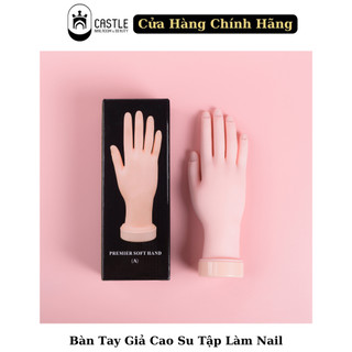 Bàn tay giả cao su tập làm nail