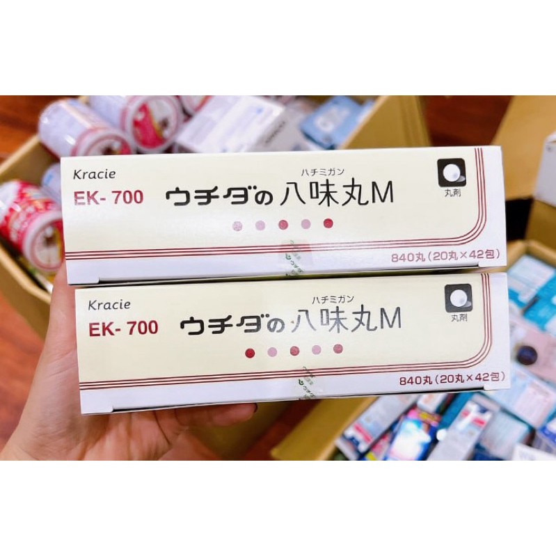 Viên uống bổ thận hỗ trợ tăng cường chức năng thận giảm tiểu đêm Kracie Nhật Bản Hộp 840 viên