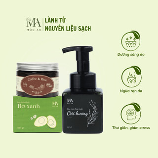 Combo Chăm Sóc Body Mộc An 3 Sản Phẩm Chiết Xuất Tự Nhiên Chăm Sóc Da Sáng Mịn