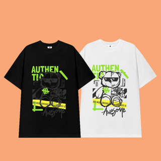 Áo Thun Nữ, Áo Phông Unisex 100% gấu Chất Cotton Thoáng Mát  Cho Nam Nữ ta tb1072
