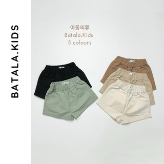  Quần short kaki cho bé Batala Kids Quần đùi kaki bé trai bé gái phong cách Hàn Quốc SHORT KAKI 2024 