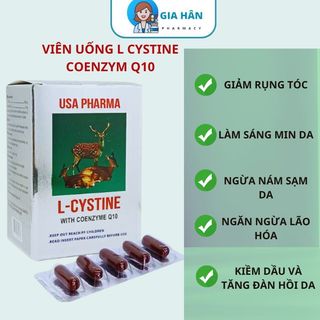 Viên uống tổng hợp làm đẹp da tóc móng L-cystine hộp 60 viên
