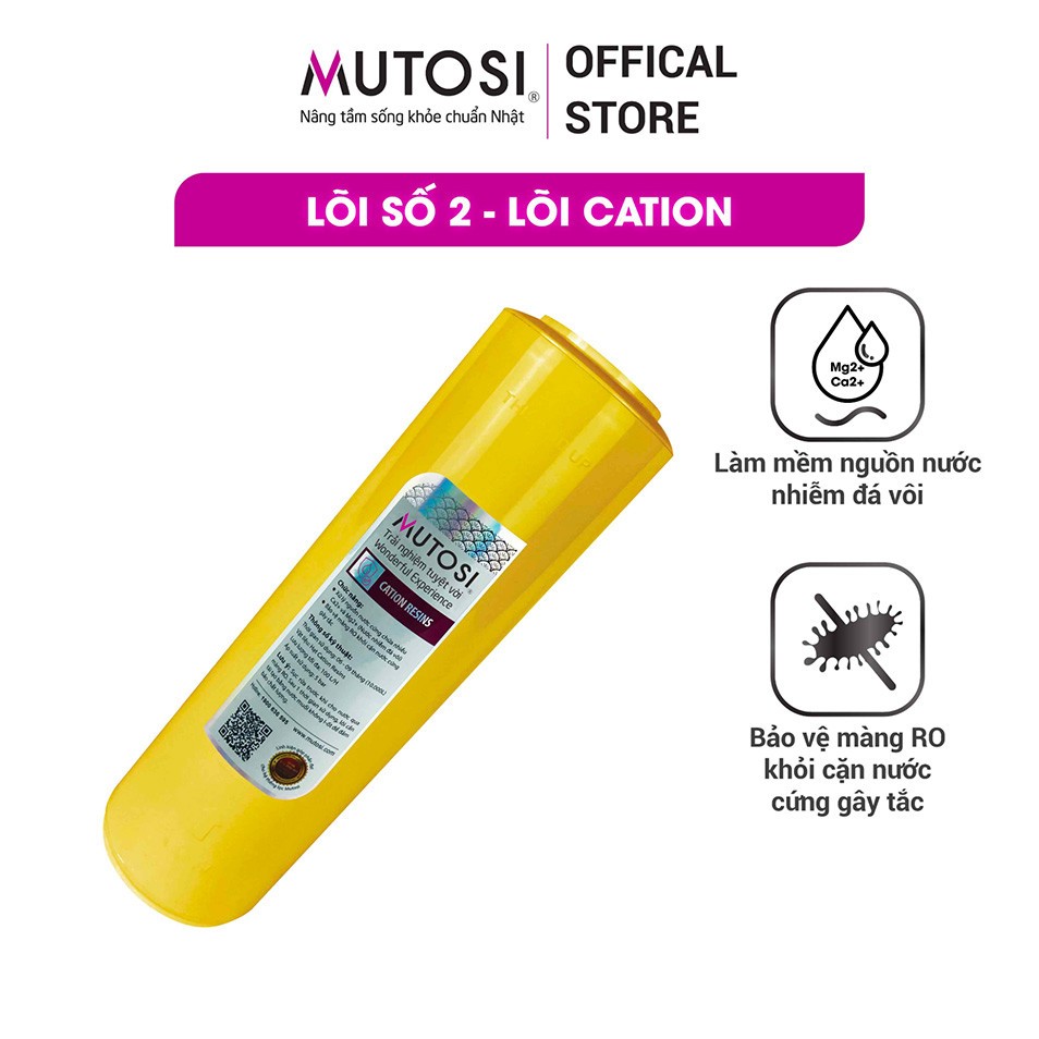 Lõi lọc số 2 Cation vàng 10