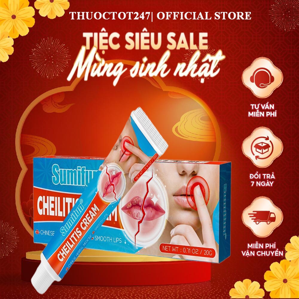 Kem bôi môi hạt FORDYCE SUMIFUN ITALY - dưỡng môi SUMIFUN ITALY  cứu tinh cho đôi môi bị FORDYCE