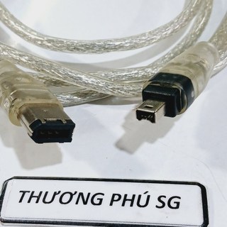 Cáp 1394 1 đầu 6 Pin ra 4 Pin (Cáp 1394 Firewire 600 to Firewire 400) dài 1.5M