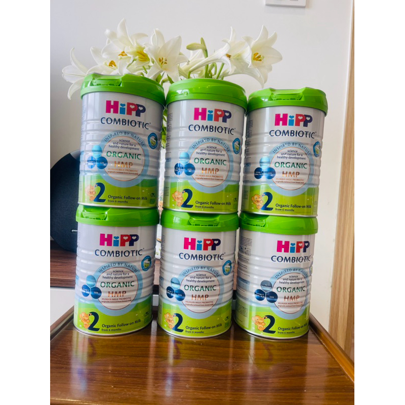 Sữa bột công thức Hipp 1 HiPP 2 Hipp 3 Organic Combiotic 800g hỗ trợ tiêu hóa và tăng chiều cao dành