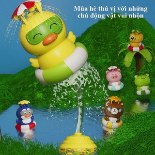 Đồ chơi phòng tắm phun nước hình thú đáng yêu cho bé