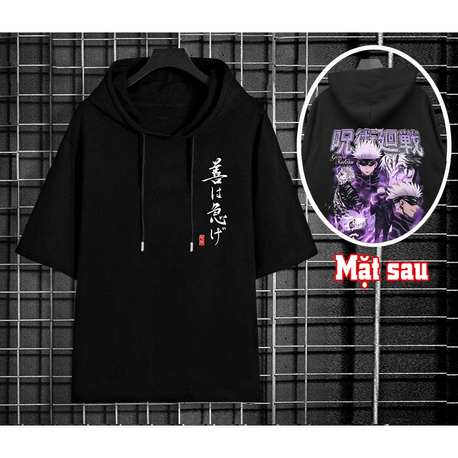áo hoodie Anime Jujutsu Gojo Satoru phong các Nhật Bản Unisex, áo hoodie hè Anime Jujutsu Kaisen Goj