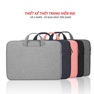 Cặp đựng laptop - Túi chống sốc chất liệu vải canvas chống thấm nước bền đẹp thời trang nam nữ C29