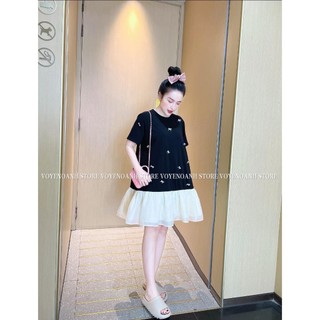 Váy bầu công sở đầm bầu thiết kế dáng suông đi tiệc siêu xinh đủ size