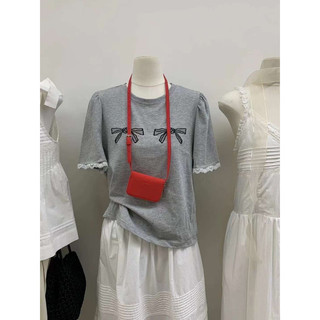Hion Store - Áo tay ngắn 2 nơ 3 màu