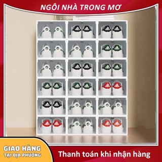 Hộp đựng giày Hộp giày nhựa trong suốt, hộp để giày trong suốt, hộp giày trong suốt hộp để giày có dung tích lớn