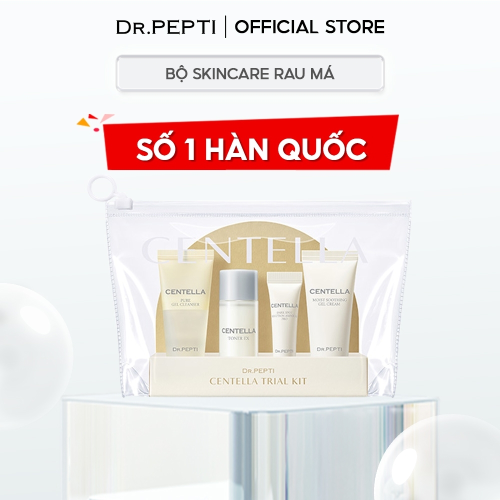 Bộ Sản Phẩm Dưỡng Da DR.PEPTI CENTELLA TRIAL KIT
