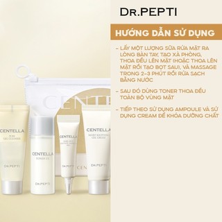 Bộ Sản Phẩm Dưỡng Da DR.PEPTI CENTELLA TRIAL KIT
