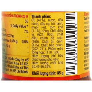 Sa tế tôm ngon Thuận Phát hũ 85g [HN giao hoả tốc]