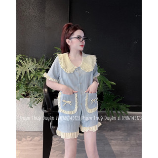 Bộ đồ nữ mặc nhà phong cách tiểu thư
