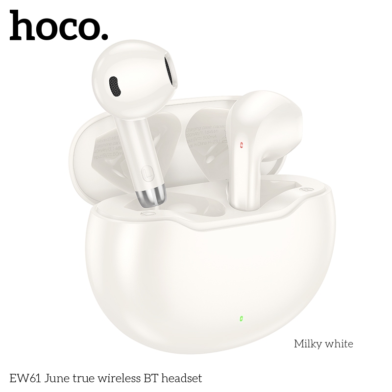 Tai nghe bluetooth Hoco EW61, Tai nghe nhét tai không dây có mic đàm thoại, nghe nhạc 7H, âm thanh nổi, Bluetooth 5.3 | BigBuy360 - bigbuy360.vn