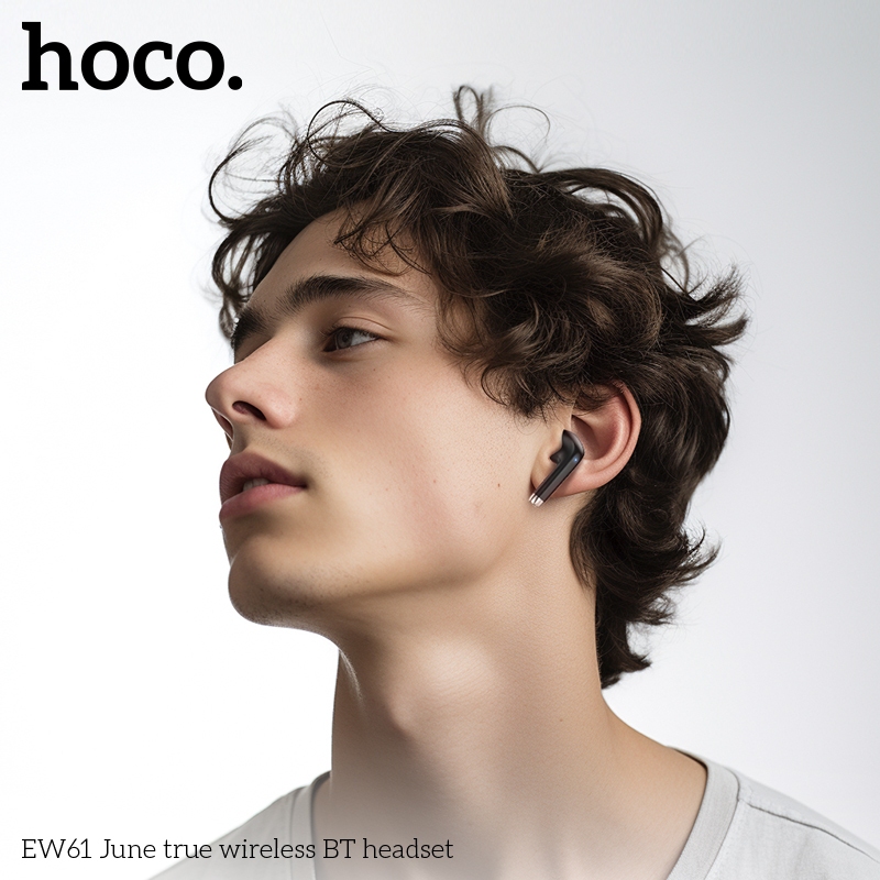 Tai nghe bluetooth Hoco EW61, Tai nghe nhét tai không dây có mic đàm thoại, nghe nhạc 7H, âm thanh nổi, Bluetooth 5.3 | BigBuy360 - bigbuy360.vn