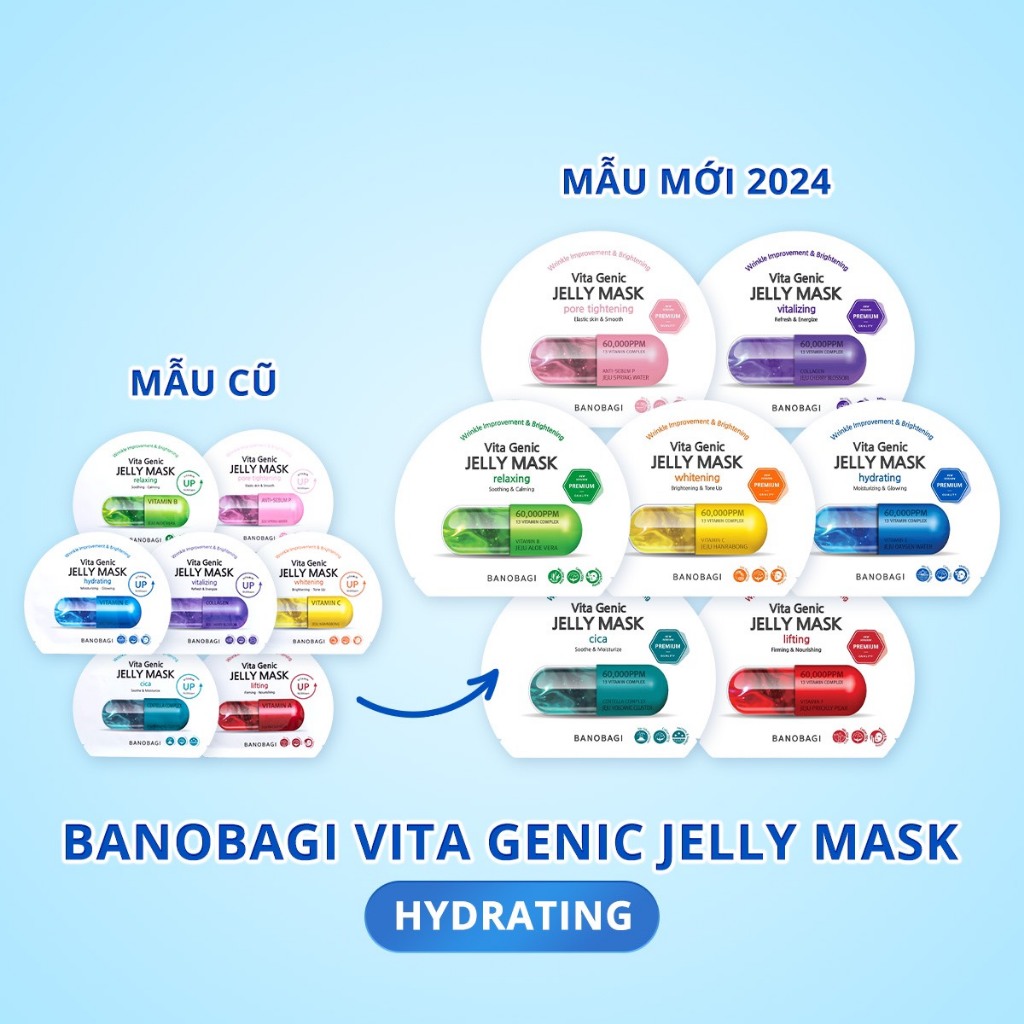 Mặt nạ dưỡng da Vita Genic Jelly Mask BANOBAGI 30ml