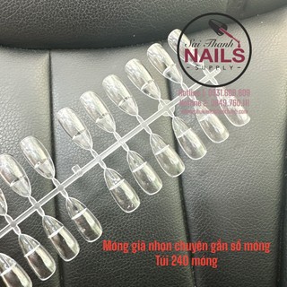 Móng sơn bảng màu nhọn dài-Nail