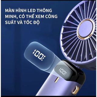 Quạt mini cầm tay tích điện 3 tốc độ gió