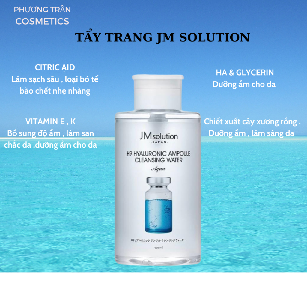 TẨY TRANG JM SOLUTION H9