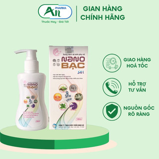 Dung dịch vệ sinh nano bạc hạn chế viêm ngứa - chai 100ml