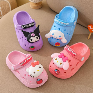 Dép sục kuromi cho bé gái từ 2 đến 12 tuổi siêu dễ thương chất liệu nhựa PVC êm mềm cao cấp