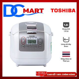 NỒI CƠM ĐIỆN TỬ TOSHIBA RC-18NTFVN(W) 1,8L- Hàng Chính Hãng