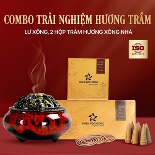 Combo trải nghiệm nụ trầm hương xông nhà THIÊN MỘC HƯƠNG xông trầm nhà cửa, tẩy uế, thu hút tài lộc