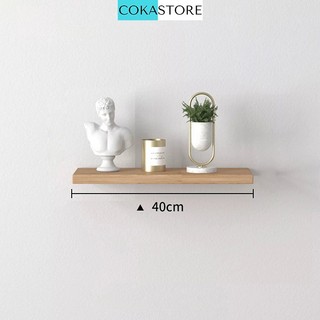 Kệ Thanh Ngang, Kệ Gỗ Treo Tường Trang Trí Phòng Khách Phòng Làm Việc Thương Hiệu COKASTORE, Gỗ Dày 2,5cm, Tặng Phụ Kiện