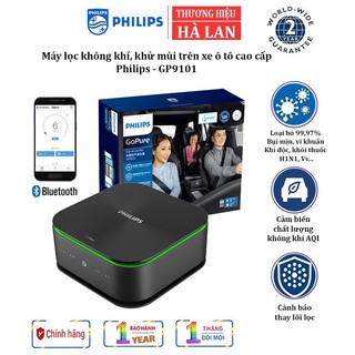 Máy lọc không khí, khử mùi trên xe ô tô cao cấp Philips GP9101