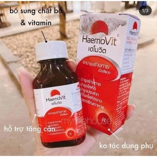 Haemovit thái lan tăng cân bổ máu hộp 100 viên