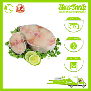 [HỎA TỐC HCM] Cá Bớp Cắt Khoanh thịt dai ngọt, nhiều nạc, thơm béo - Túi 500Gr