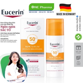 Tinh chất chống nắng giảm thâm nám Eucerin Spotless Brightening Serum SPF50+ 50ml