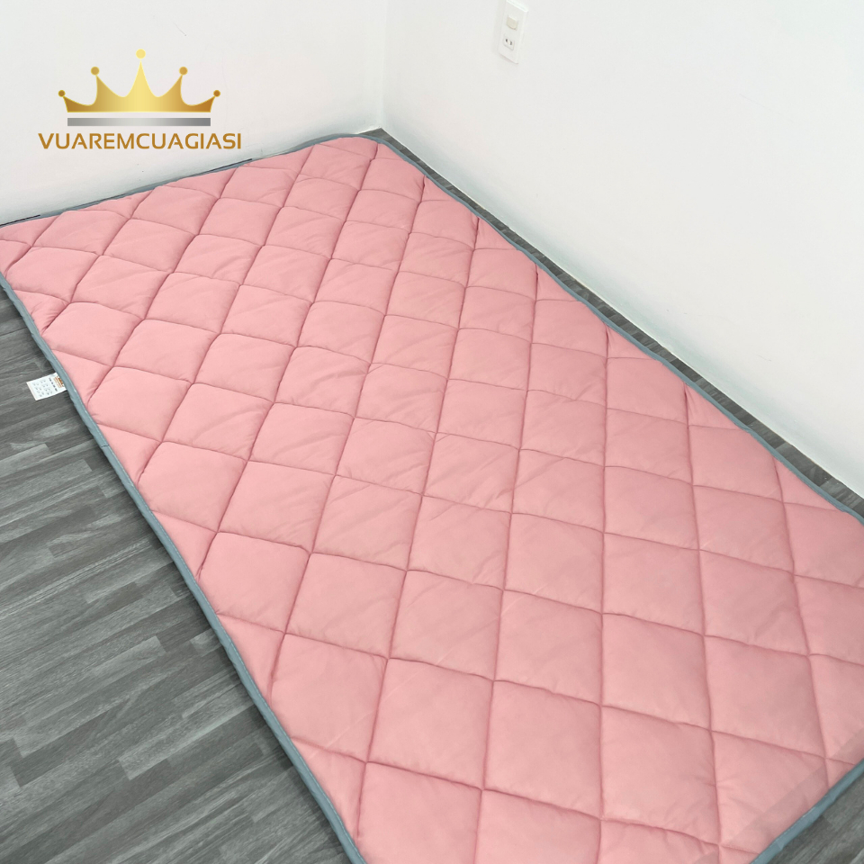 Nệm Topper Điều Hòa Văn Phòng  ,Tấm Trải Sàn Ngủ Trưa Gấp Gọn Chất Liệu Vải Tencel ,Topper Nệm Độ Dà