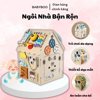 Bộ Đồ Chơi Bận Rộn Busy Board , Nhà Bận Rộn Montessori Cải Thiện Tập Trung Kích Thích Tư Duy Cho Bé