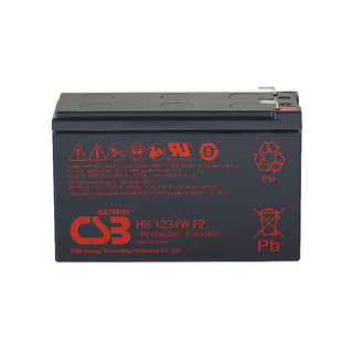 Ắc quy csb hr1234wf2 12v 9ah cho ups, lưu điện, viễn thông