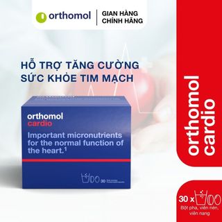Orthomol Cardio - Hỗ trợ sức khỏe hệ tim mạch. Hộp 30 ngày